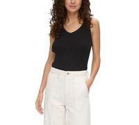 s.Oliver Geripptes Stricktop aus Viskosemix im Slim Fit