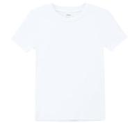 Geripptes T-Shirt aus Viskosemix im Slim Fit 158/164 weiß 2175972.0100.158_164