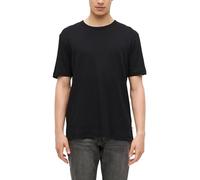 Geripptes T-Shirt mit Crew Neck XL schwarz 2178929.9999.XL