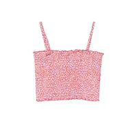 Gesmoktes Crop-Top mit abnehmbaren Spaghettiträgern 146/152 weiß|pink 2166502.01A1.146_152