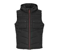 Gesteppte Weste mit abnehmbarer Kapuze S schwarz 2150440.9999.S