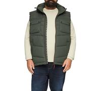 Gesteppte Weste mit abnehmbarer Kapuze 4XL Grün 2156315.7940.4XL