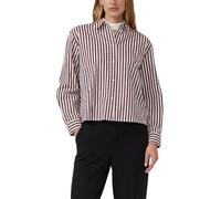 Gestreifte Baumwoll-Bluse mit Smok-Detail 36 rot|weiß 2170035.39G9.36