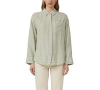 Gestreifte Bluse aus Leinenmix 36 olive 2178777.79H0.36