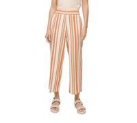 s.Oliver Gestreifte Stoffhose mit Bundfalten