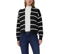 Gestreifter Cardigan aus Baumwollmix 36 schwarz|weiß 2176638.99X4.36