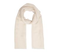 Gestreifter Schal aus Webware mit Fransen ONESIZE beige 2165822.8100.ONESIZE