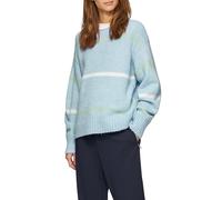 Gestreifter Strickpullover mit Rollkante 36 blau 2157233.50X1.36