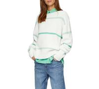 Gestreifter Strickpullover mit Rollkante 46 creme 2157233.02X1.46
