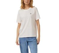 s.Oliver Gestreiftes Jersey-T-Shirt mit Herz-Stickerei