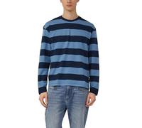 Gestreiftes Langarmshirt aus Baumwolle im Modern Fit 3XL blau|petrol 2174891.62G6.3XL