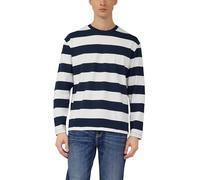 s.Oliver Gestreiftes Langarmshirt aus Baumwolle im Modern Fit