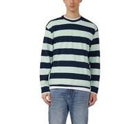 Gestreiftes Langarmshirt aus Baumwolle im Modern Fit L türkis|blau 2174891.61G6.L