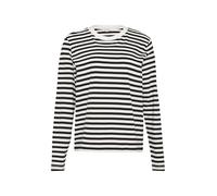 s.Oliver Gestreiftes Langarmshirt aus Baumwolljersey schwarz 44