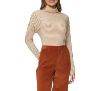 Gestreiftes Langarmshirt im Relaxed Fit 42 braun