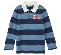 s.Oliver Gestreiftes Poloshirt aus Baumwolljersey hellblau 92/98