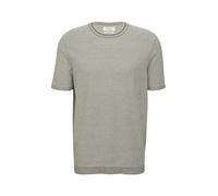 Gestreiftes Strick-T-Shirt aus Leinenmix XXL braun 2166646.84G0.XXL