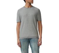 Gestreiftes Strick-T-Shirt aus Leinenmix L grau 2166646.94G0.L