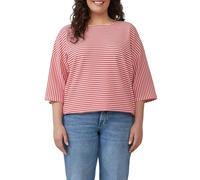 Gestreiftes T-Shirt im Relaxed Fit mit 3/4-Ärmeln 48 pink 2168604.41H0.48