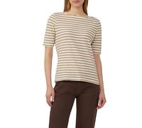 s.Oliver Gestreiftes T-Shirt im Slim Fit mit Flammgarnstruktur