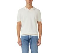 s.Oliver Gestricktes Poloshirt aus Baumwoll-Leinen-Mix