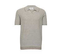 s.Oliver Gestricktes Poloshirt aus Leinenmix Sandstein XL