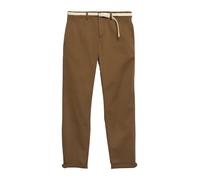 Gewaschene Chino mit Gürtel 46/REG braun 2183293.8918.46_REG