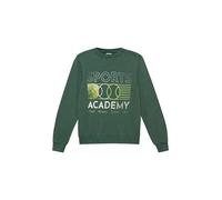 s.Oliver RED LABEL Gewaschenes Sweatshirt mit Frontprint Regular Fit Baumwoll-Mix Grün 170/176