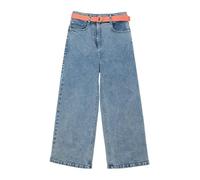 s.Oliver Girl's 2127813 Jeans Culotte mit Gürtel, Blue, 146/REG