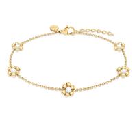 s.Oliver Bracelet - Elegantes Armband aus poliertem Edelstahl - gold - Rolokette verstellbar bis 21 cm - wasserfest & hautfreundlich