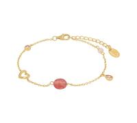 gelbvergoldetes Silber-Armband mit Anhängern 20 Gold 6010390.19E0.20