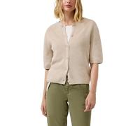 s.Oliver Strickjacke Damen Gr.36 schwarz/sand 60% Baumwolle/40% Polyacryl Rundhals halbarm