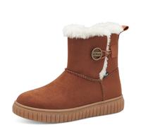 s.Oliver Jungen Winterstiefel Gefüttert Wasserabweisend, Braun (Cognac), 33 EU