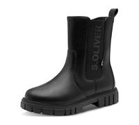 s.Oliver Halbhohe Stiefel für Mädchen, schwarz, Größe 37 EU