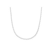 s.Oliver Halskette Edelstahl Damen Halsschmuck, 42+3 cm, Silber, Kommt in Schmuck Geschenk Box, 2035760