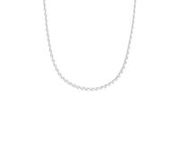 s.Oliver Halskette Edelstahl Damen Halsschmuck, 42+3 cm, Silber, Kommt in Schmuck Geschenk Box, 2035760