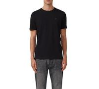 Heavy Jersey T-Shirt mit Crew Neck und Logo-Print S schwarz 2173027.9999.S
