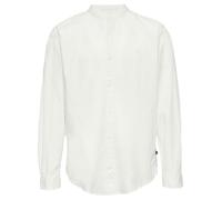 Regular Fit: Gewaschenes Hemd mit Stickerei L weiß