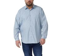 Hemd aus Baumwollstretch mit All-over-Print 4XL türkis 2176974.62A0.4XL