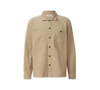 Overshirt aus diagonalem Feincord XXL Beige 2172391.8161.XXL