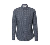 Slim Fit: Gemustertes Hemd aus Baumwollstretch 3XL blau 2168133.59A4.3XL