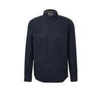 Regular Fit: Gewaschenes Hemd mit Ziernähten M blau 2168134.5978.M