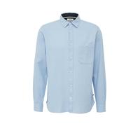 Regular Fit: Baumwollhemd mit Struktur und Brusttasche XL blau 2163057.5302.XL