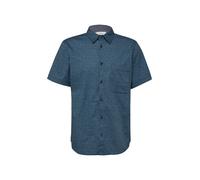 s.Oliver Kurzarmhemd 35257420 - Minimal-Muster, Rundhals, 97% Baumwolle/3% Elasthan, Blau, Gr. XL