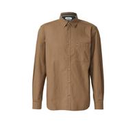 s.Oliver Hemd – Regular Fit, weich mit feiner Struktur – Braun XL 2168128.8623.XL