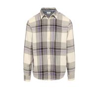 Regular Fit: Strukturiertes Karohemd mit Brusttasche L braun|mehrfarbig