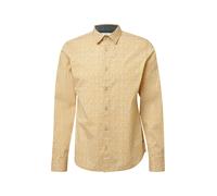 Slim Fit: Hemd aus Baumwollstretch mit All-over-Print 3XL gelb 2172379.16A0.3XL