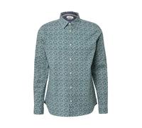 Slim Fit: Baumwollhemd mit All-over-Print S grün 2168120.79A1.S