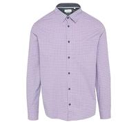 Regular Fit: Kariertes Hemd aus Baumwollstretch mit Brusttasche S lila 2156027.47N1.S
