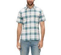 s.Oliver Kurzes Baumwollstretch-Hemd im Slim Fit